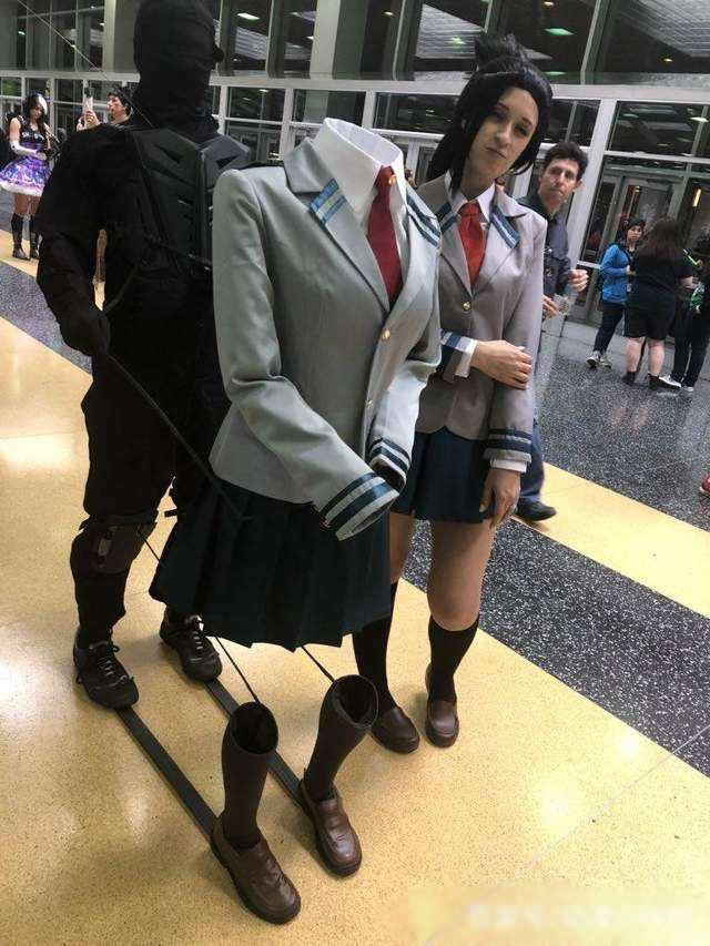 Cosplay transparent people
